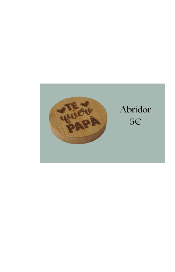 Abridor de botellas personalizado