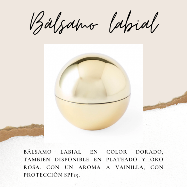 Balsamo labial peronalizado